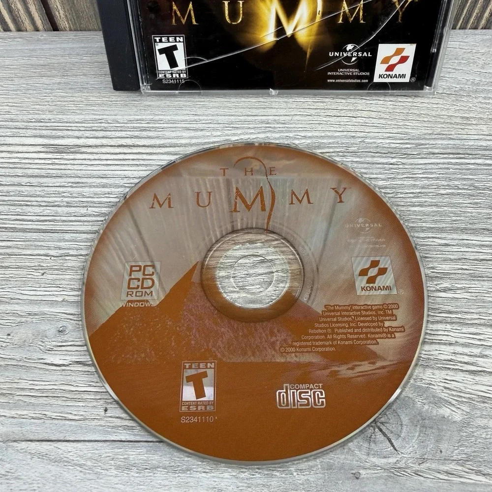 The Mummy PC Game Windows 2000 Konami Complete CIB